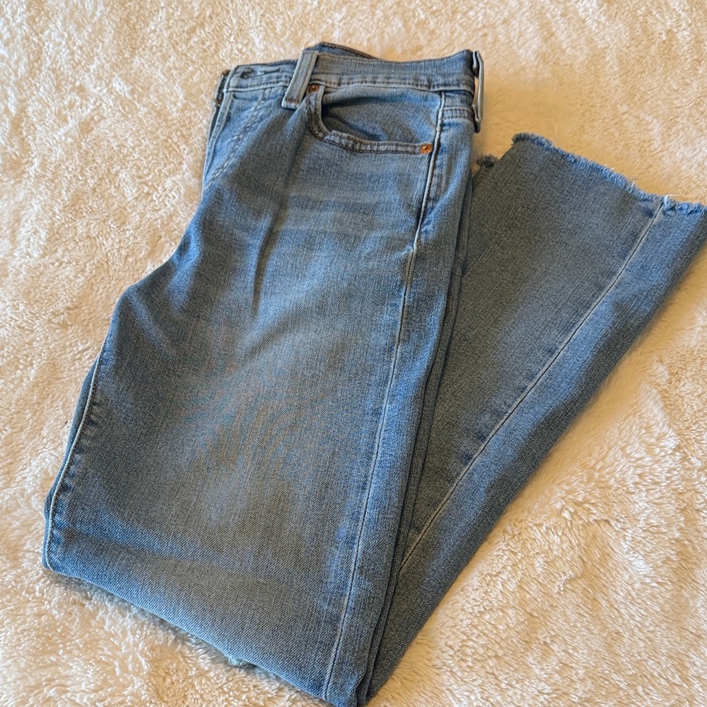 Levi's Light Blue Straight Leg Jeans